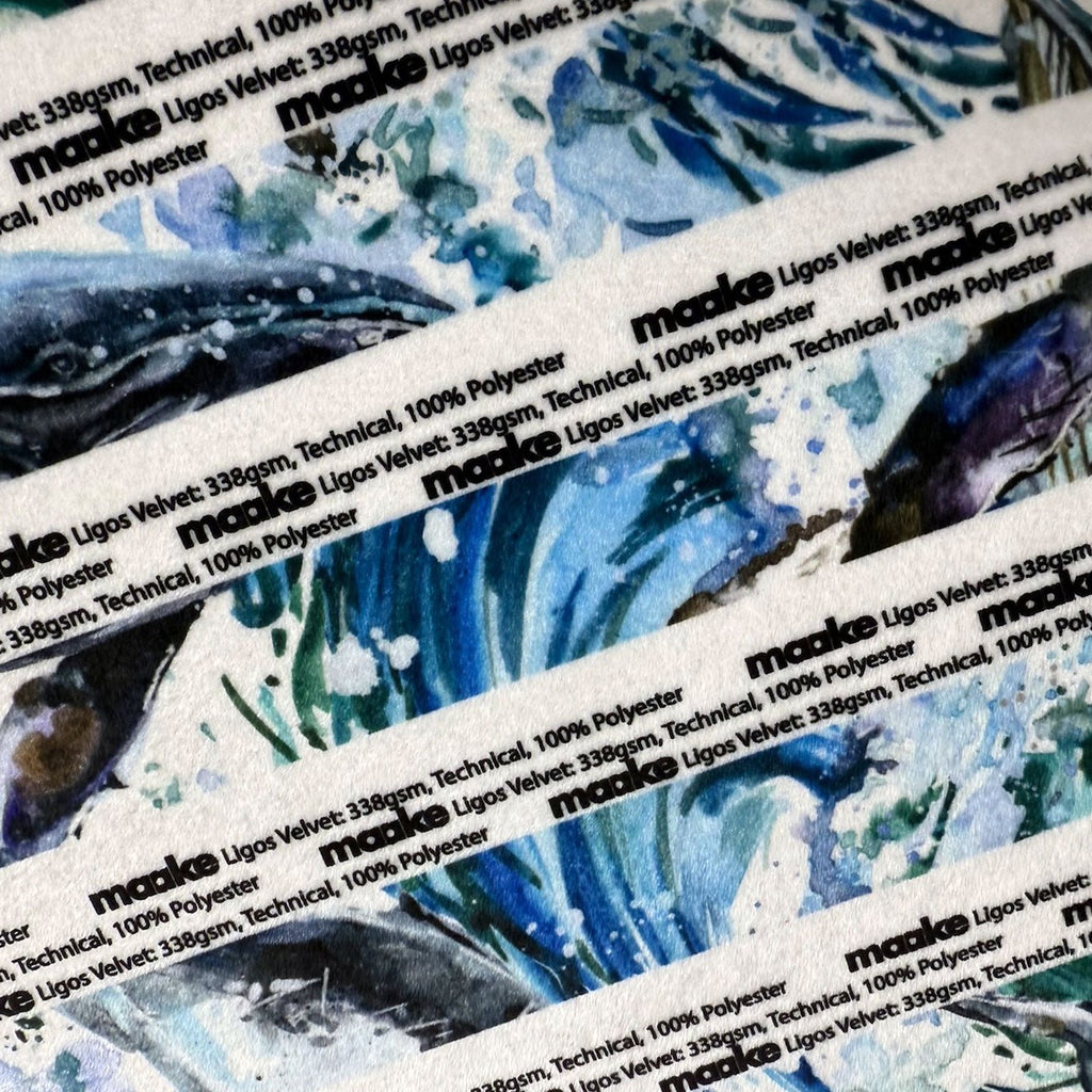 Ligos Velvet - Fabric - Linear Meter - 1m increments - maake